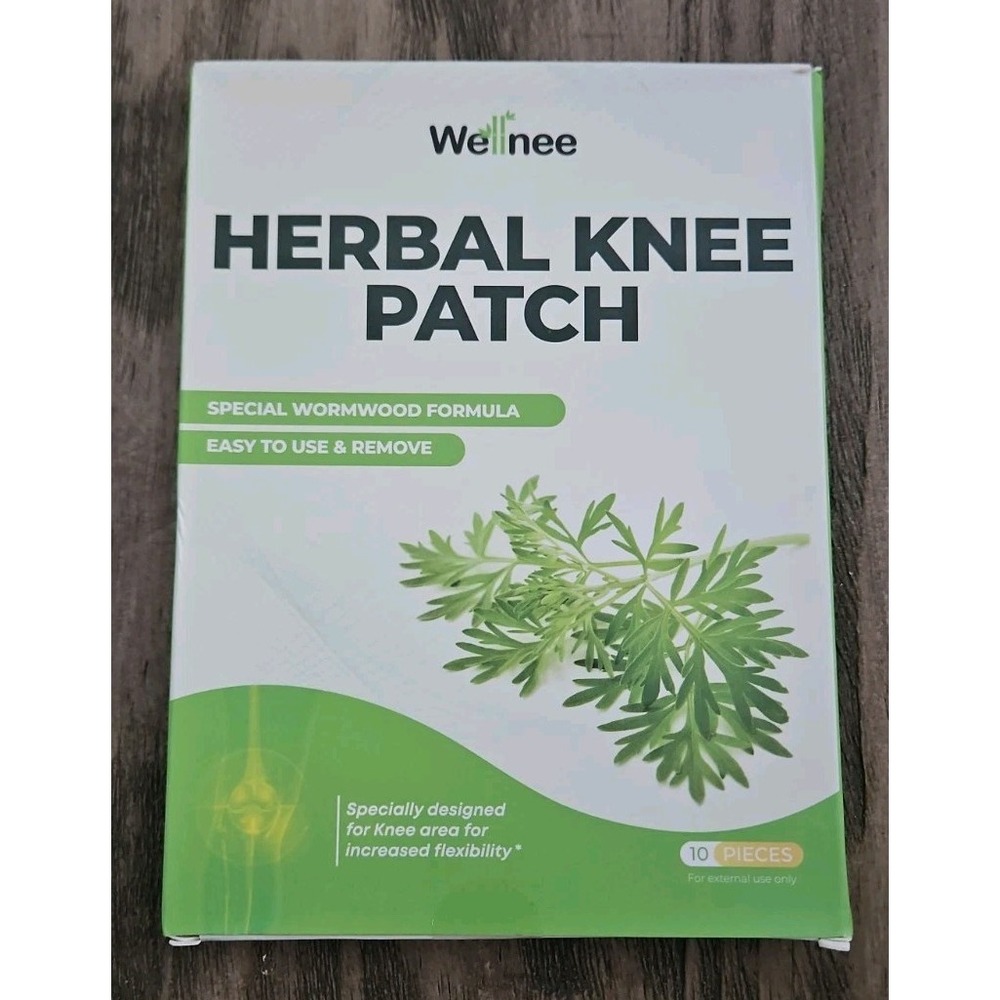 Wellnee Original Herbal Knee Patch For Support & Pain - 10 ct EXP 2/27